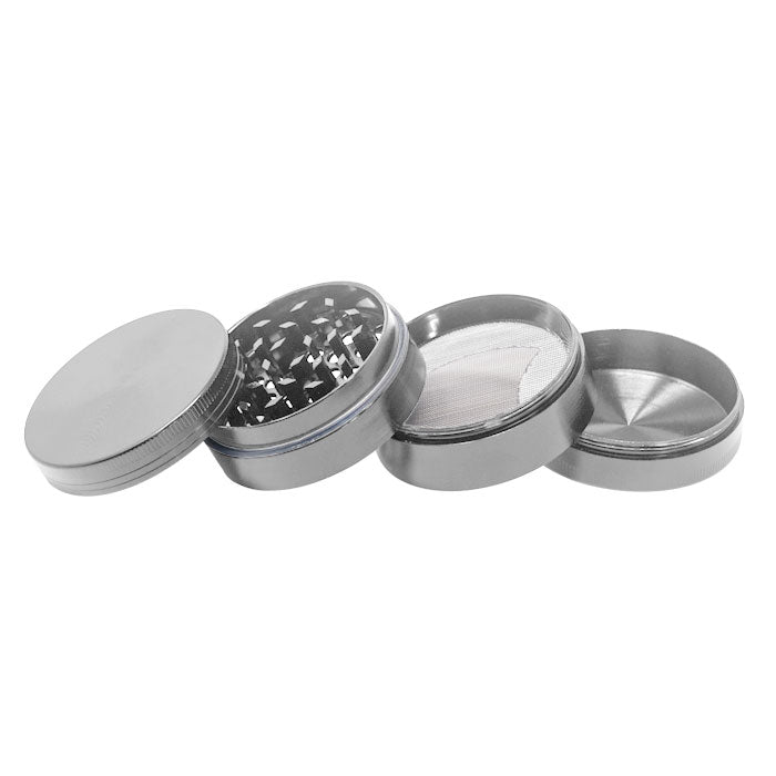 Silver Plain Aluminium Grinder 56MM