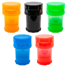 Load image into Gallery viewer, Assorted Color 4 Part Plastic Grinder Display Of 6
