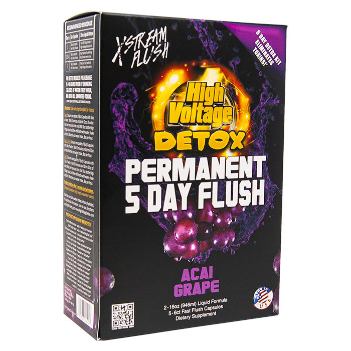 High Voltage Permanent 5 Day Flush Acai Grape