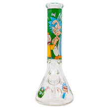 Load image into Gallery viewer, Rick N Morty Fighting 14 Inches Glass Bong
