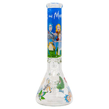 Load image into Gallery viewer, Rick N Morty War 14 Inches Glass Bong
