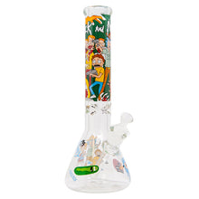 Load image into Gallery viewer, Rick N Morty Pickle 14 Inches Glass Bong
