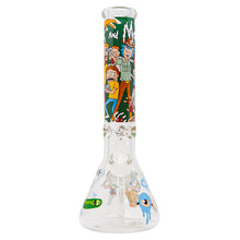 Load image into Gallery viewer, Rick N Morty Pickle 14 Inches Glass Bong
