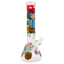 Load image into Gallery viewer, Rick N Morty Spooky 14 Inches Glass Bong
