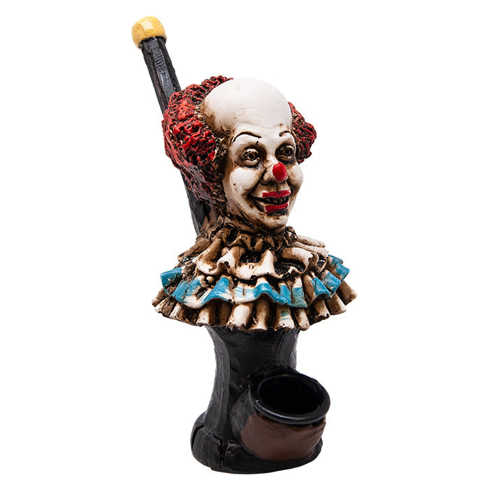 Creepy Clown Polyresin Pipe