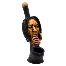 Load image into Gallery viewer, Rasta Thinking Polyresin Pipe
