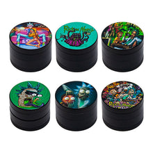 Load image into Gallery viewer, Rick N Morty Green 4 Stage Grinder Display of 12 Pcs
