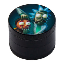 Load image into Gallery viewer, Rick N Morty Green 4 Stage Grinder Display of 12 Pcs
