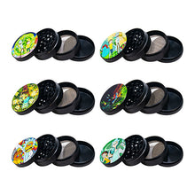 Load image into Gallery viewer, Rick N Morty Rainbow 4 Stage Grinder Display Of 12
