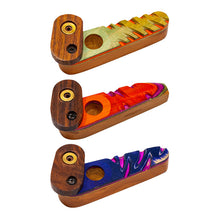 Load image into Gallery viewer, Colorful Wooden Flip Pipe 3.5 Inches
