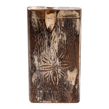 Load image into Gallery viewer, Handcrafted Wooden Dugout Flower Design
