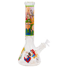 Load image into Gallery viewer, Rick N Morty 14 Inches Glass Bong
