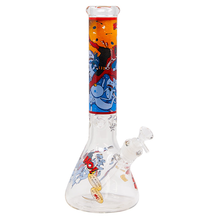 Rick N Morty 14 Inches Glass Bong