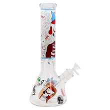 Load image into Gallery viewer, Rick N Morty 14 Inches Glass Bong
