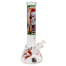 Load image into Gallery viewer, Rick N Morty 14 Inches Glass Bong
