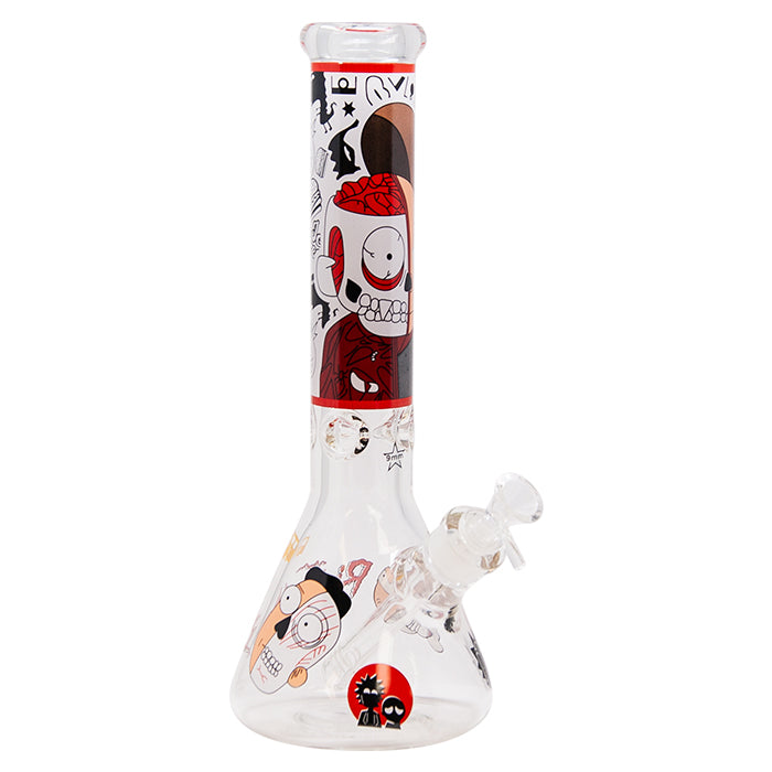 Rick N Morty 14 Inches Glass Bong