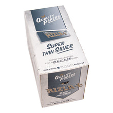 Load image into Gallery viewer, Rizla Single Silver Rolling Paper Jumbo Display Of 100
