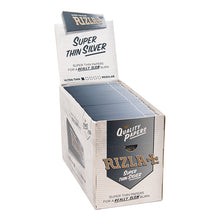 Load image into Gallery viewer, Rizla Single Silver Rolling Paper Jumbo Display Of 100
