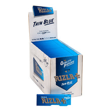 Load image into Gallery viewer, Rizla Single Blue Rolling Paper Jumbo Display Of 100
