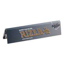 Load image into Gallery viewer, Rizla Super Thin Silver King Size Display Of 50
