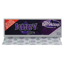 Load image into Gallery viewer, Juicy Jay Black Berrylicious Superfine Rolling Papers 1 1/4
