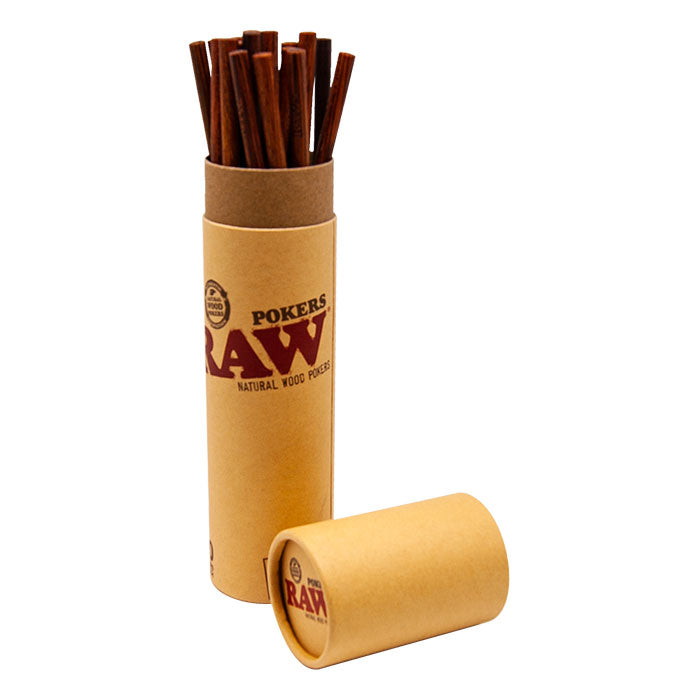 Raw Natural Wood Poker Large