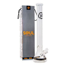 Load image into Gallery viewer, Soul Glass 9mm Thick Clear Glass Beaker Bong 24 Inches
