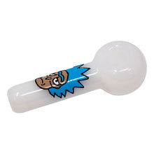 Load image into Gallery viewer, Rick And Morty Hand Glass Blown Pipe 5 Inches
