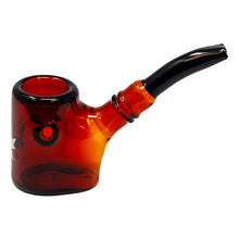 Load image into Gallery viewer, Maple Glass  Amber Hefner Hand Pipe 5 Inches
