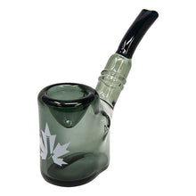 Load image into Gallery viewer, Maple Glass Grey Hefner Hand Pipe 5 Inches
