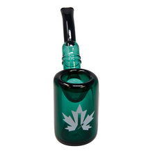 Load image into Gallery viewer, Maple Glass Teal Green Hefner Hand Pipe 5 Inches
