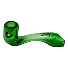 Load image into Gallery viewer, Crown Glass Green Sherlock Pipe 4 Inches
