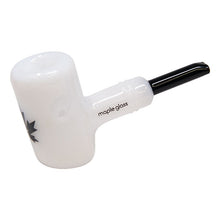 Load image into Gallery viewer, Maple Glass White Oxford Hammer Pipe 5.5 Inches
