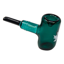 Load image into Gallery viewer, Maple Glass Teal Green Oxford Hammer Pipe 5.5 Inches
