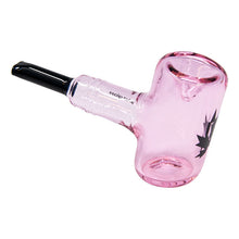 Load image into Gallery viewer, Maple Glass Pink Oxford Hammer Pipe 5.5 Inches
