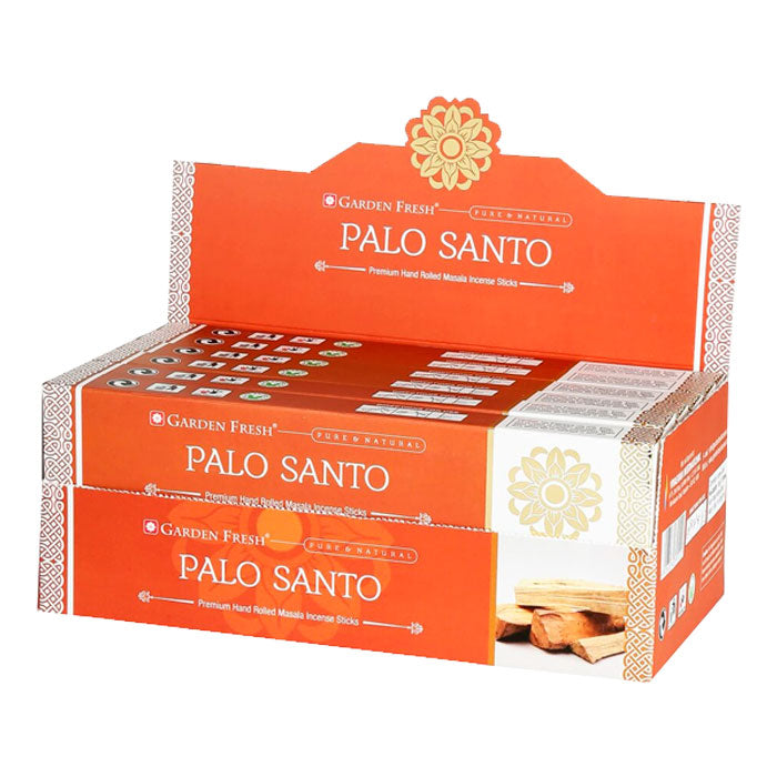 Garden Fresh Palo Santo Premium Hand Rolled Incense Sticks