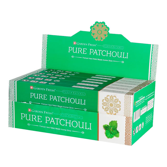 Garden Fresh Pure Patchouli Premium Hand Rolled Incense