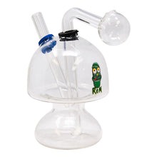 Load image into Gallery viewer, Rick N Morty Fab egg shaped Oil Glass Bong 6 Inches
