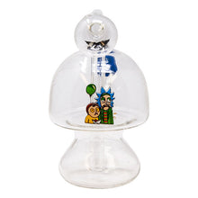 Load image into Gallery viewer, Rick N Morty Fab egg shaped Oil Glass Bong 6 Inches
