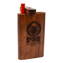 Load image into Gallery viewer, Spider Glass Wooden Dugout 4 Inches
