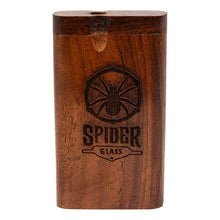 Load image into Gallery viewer, Spider Glass Wooden Dugout 4 Inches
