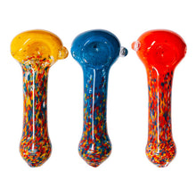 Load image into Gallery viewer, Insideout Spotted Design Glass Pipe 4.5 Inches
