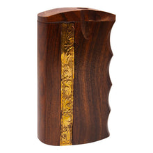 Load image into Gallery viewer, Vertical Golden Strip Wooden Dugout 4 Inches
