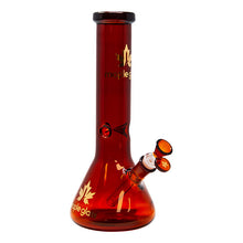 Load image into Gallery viewer, Maple Glass Amber Color Beaker Bong 12 Inches
