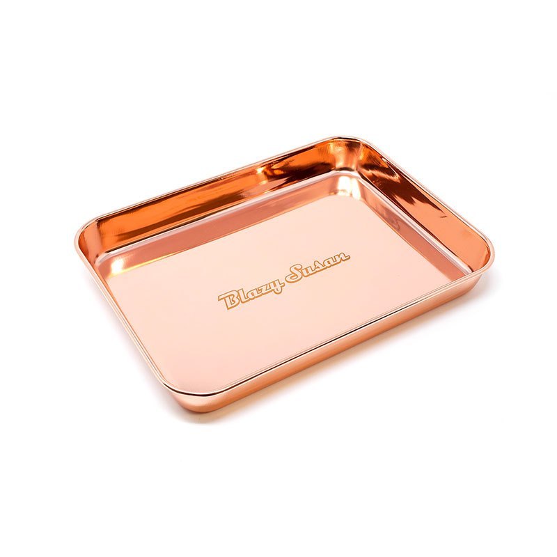 Blazy Susan Rose Gold Rolling Tray