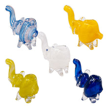 Load image into Gallery viewer, Small Elephant Glass Pipe 2.5 Inches
