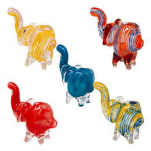 Load image into Gallery viewer, Small Elephant Glass Pipe 2.5 Inches
