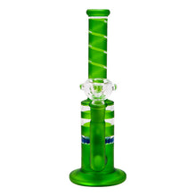 Load image into Gallery viewer, Green Mini Straight Tube Honeycomb Bong 10 Inches
