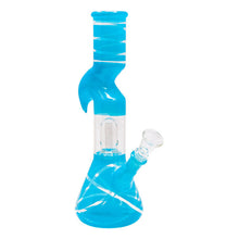 Load image into Gallery viewer, Sky Blue Mini Hook Percolated Zong Bong 10 Inches
