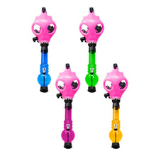 Load image into Gallery viewer, Pink Glow In Dark Gas Mask Bong
